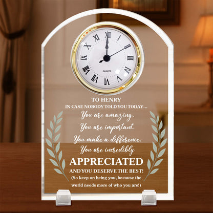 You Are Amazing, Important, and Appreciated