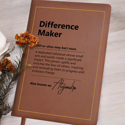 Difference Maker Inspiring Change Laurel Wreath Design