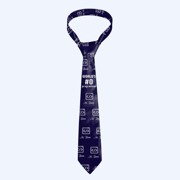World's Number Zero Programmer Passion For Coding Tie