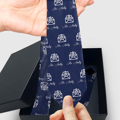 Email Finds You Well Envelope Design Necktie