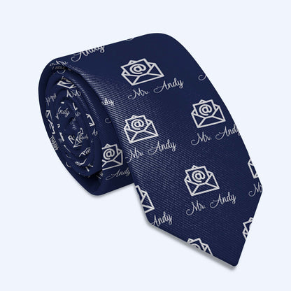 Email Finds You Well Envelope Design Necktie