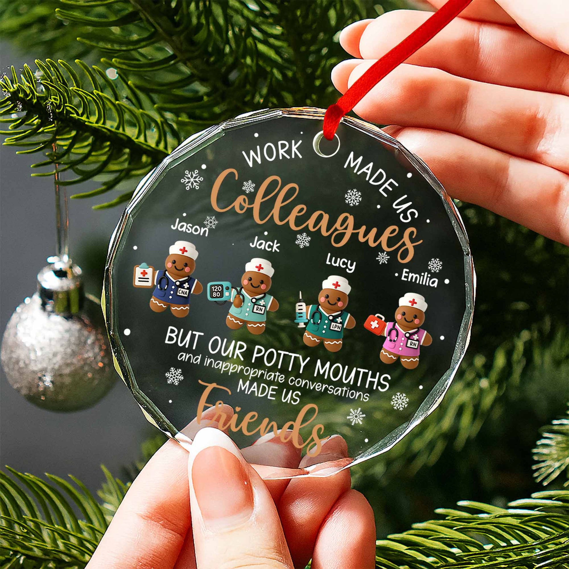 Work Made Us Colleagues, Medical Gingerbread Figures