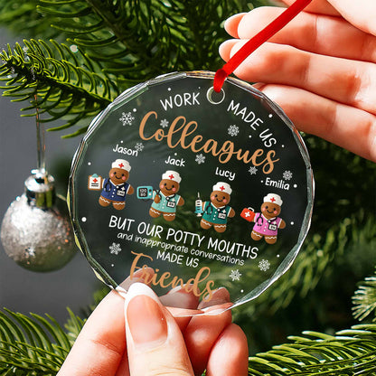 Work Made Us Colleagues, Medical Gingerbread Figures