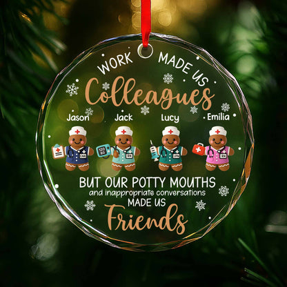 Work Made Us Colleagues, Medical Gingerbread Figures