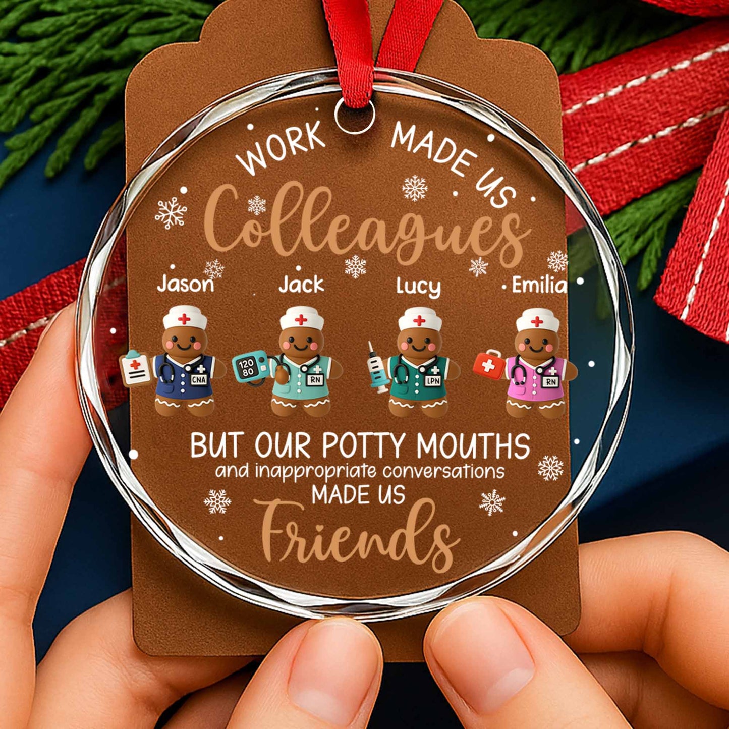 Work Made Us Colleagues, Medical Gingerbread Figures