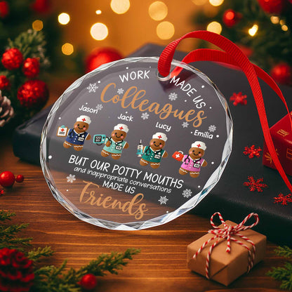 Work Made Us Colleagues, Medical Gingerbread Figures