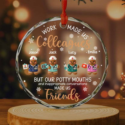 Work Made Us Colleagues, Medical Gingerbread Figures