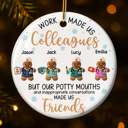 Work Made Us Colleagues, Friends With Gingerbread Nurses