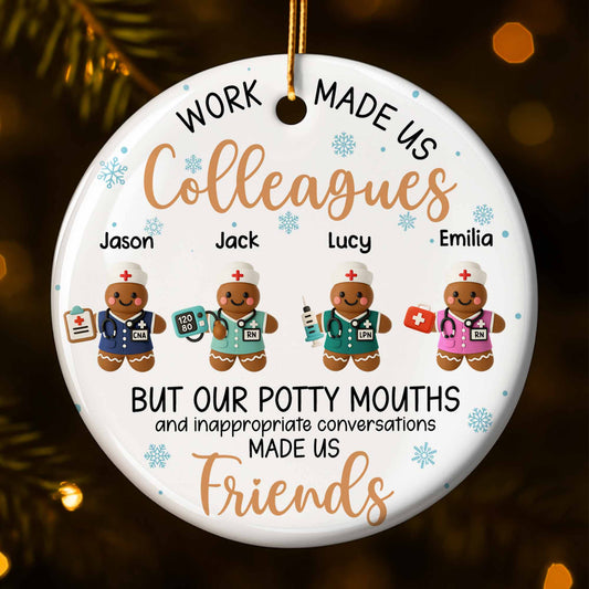 Work Made Us Colleagues, Friends With Gingerbread Nurses