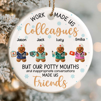 Work Made Us Colleagues, Friends With Gingerbread Nurses