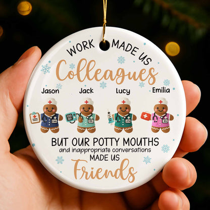 Work Made Us Colleagues, Friends With Gingerbread Nurses