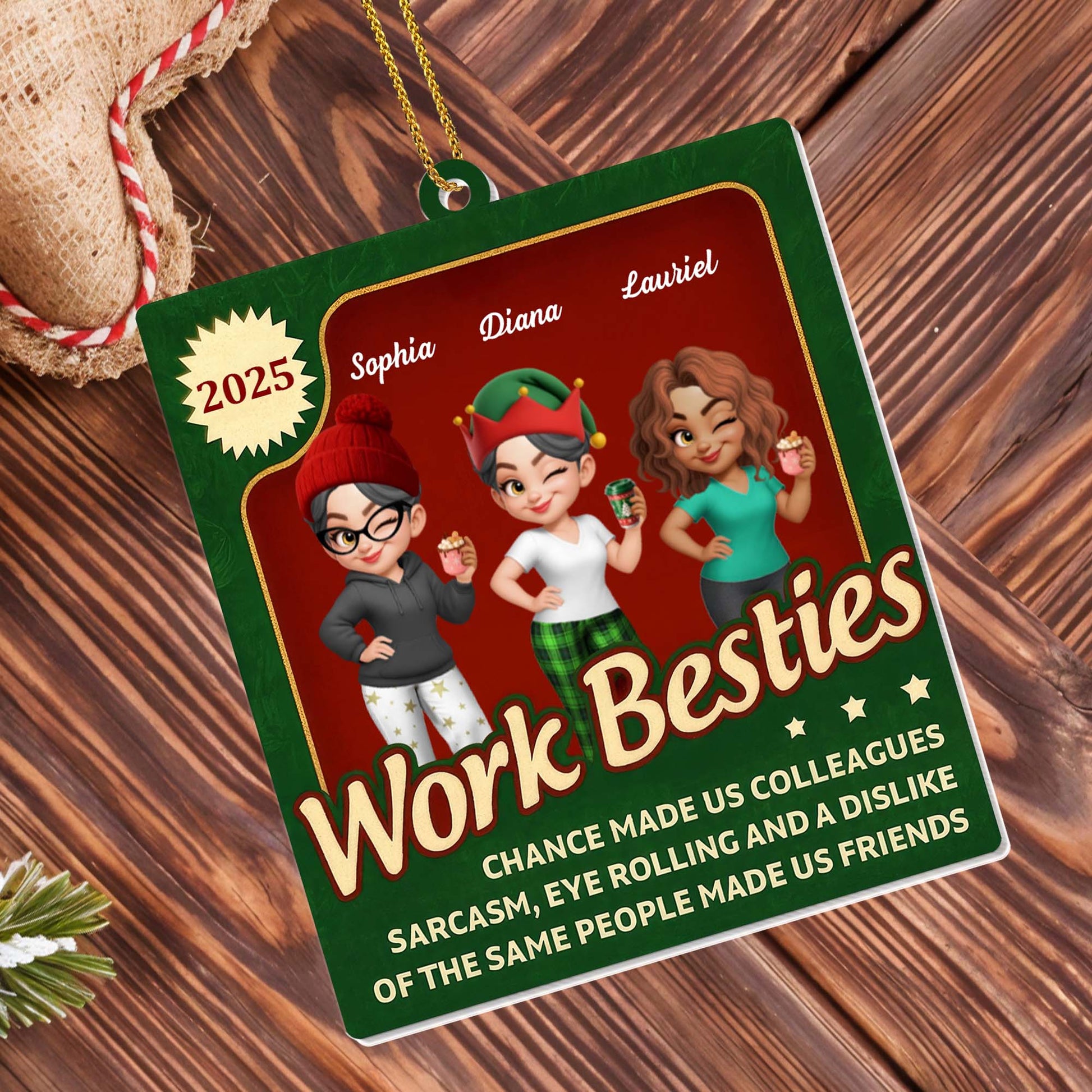 Chance Made Us Colleagues, Cartoon Figures Of Friends