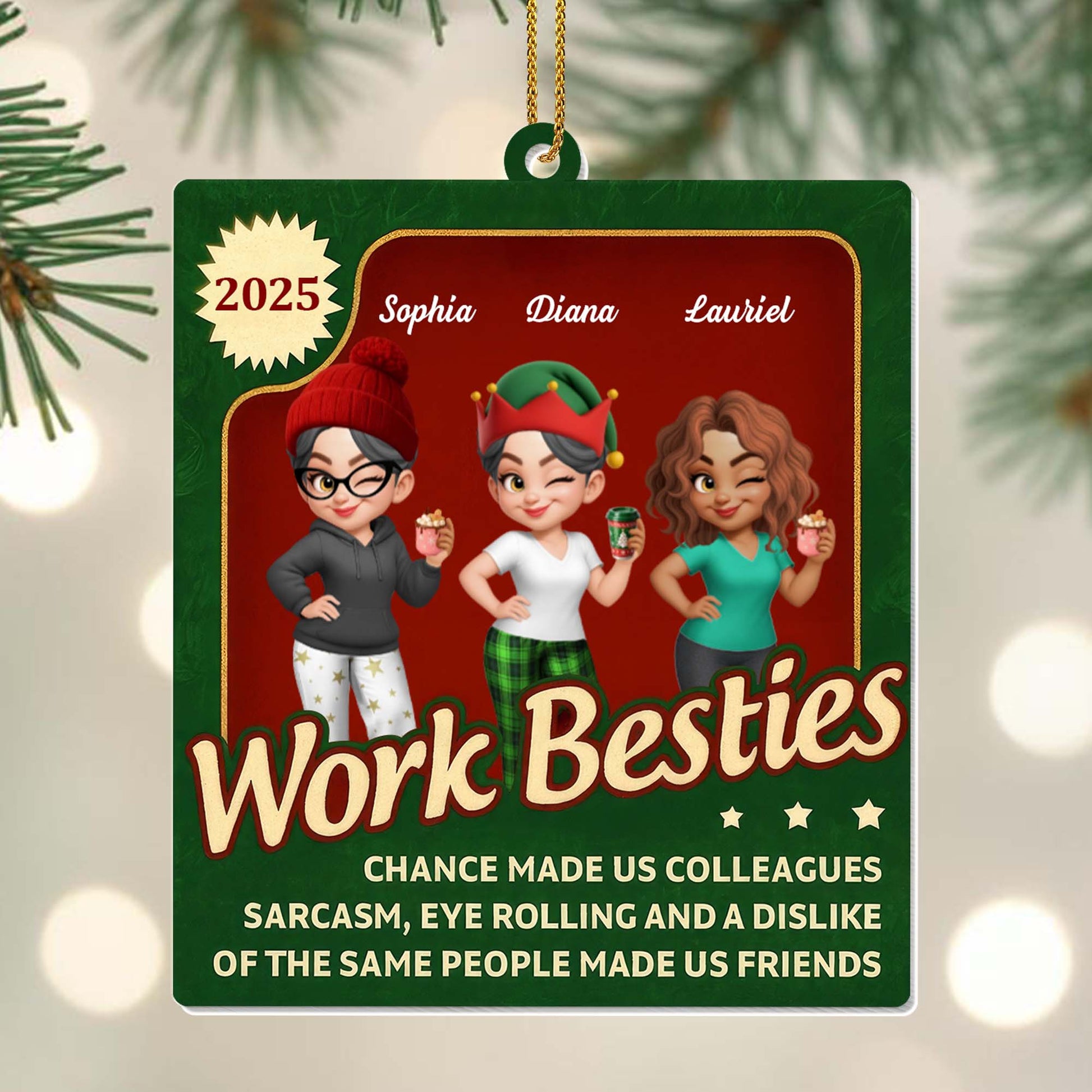 Chance Made Us Colleagues, Cartoon Figures Of Friends