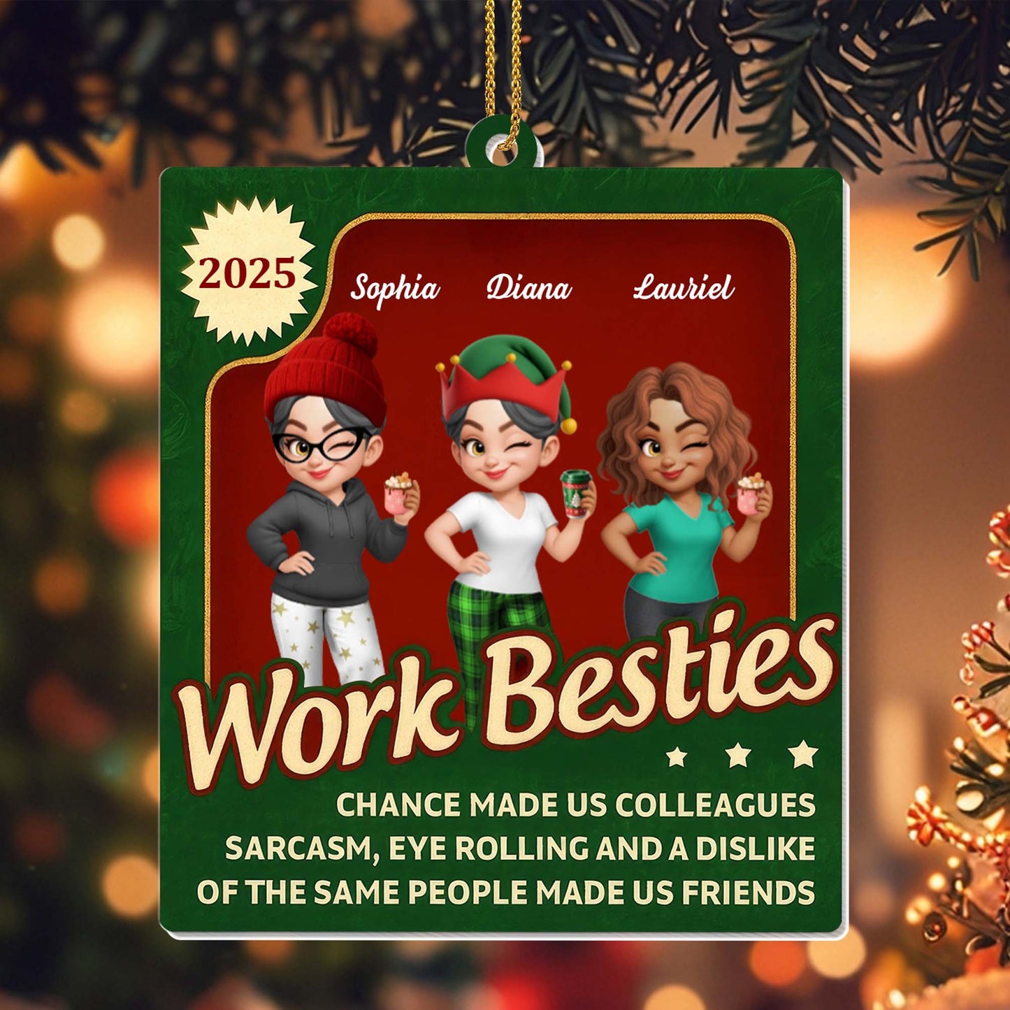 Chance Made Us Colleagues, Cartoon Figures Of Friends