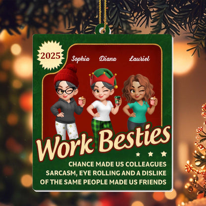 Chance Made Us Colleagues, Cartoon Figures Of Friends