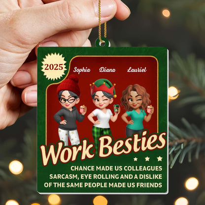 Chance Made Us Colleagues, Cartoon Figures Of Friends