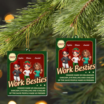 Chance Made Us Colleagues, Cartoon Figures Of Friends