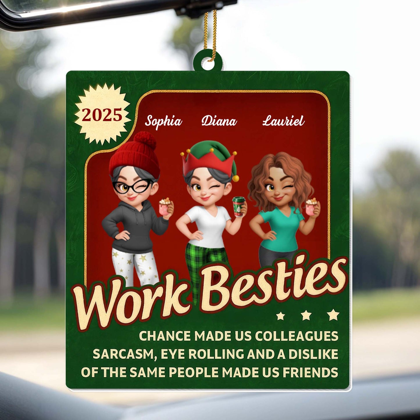 Chance Made Us Colleagues, Cartoon Figures Of Friends