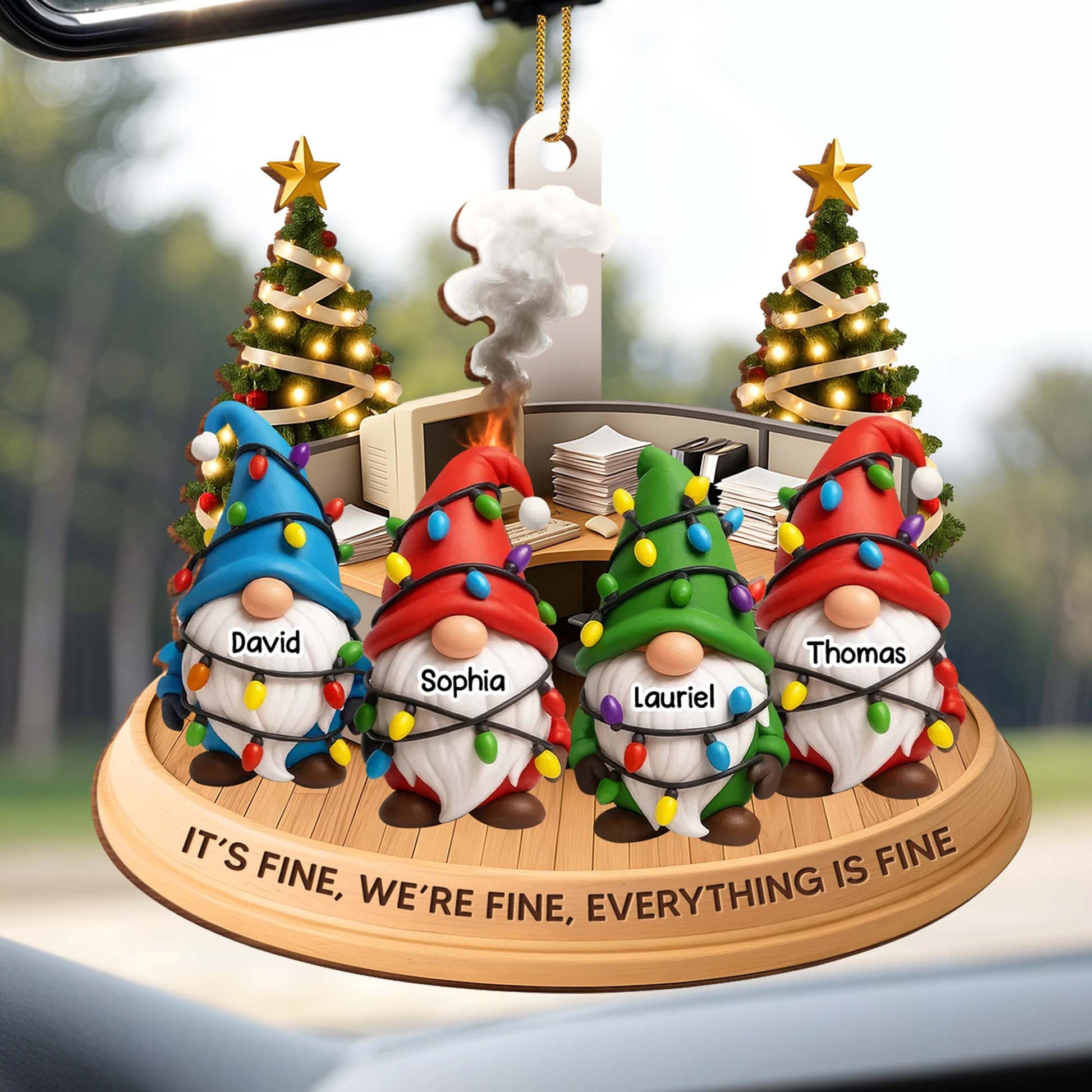 It's Fine, We're Fine, Everything Is Fine Christmas Gnome