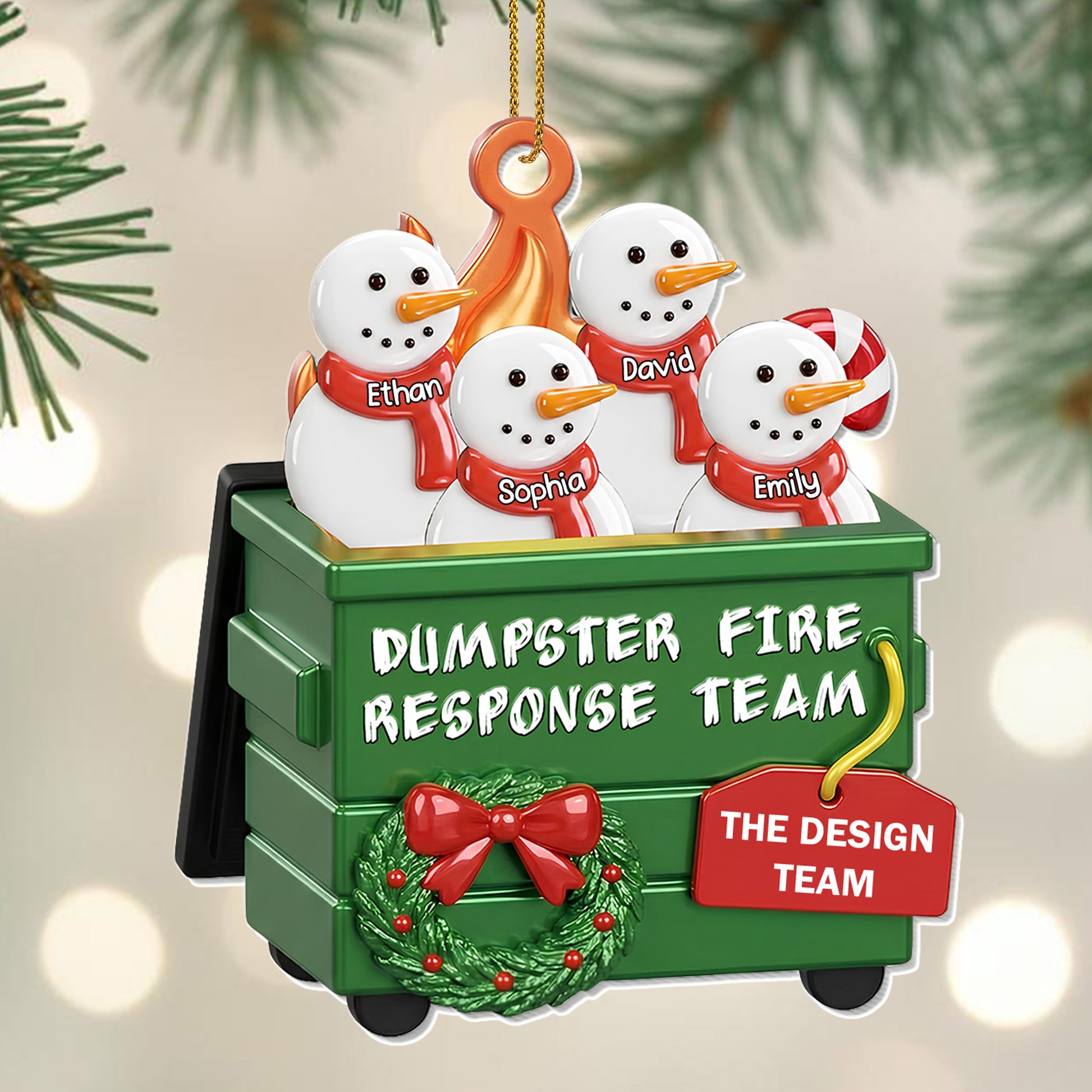 Dumpster Fire Team, Holiday Fun With Snowmen