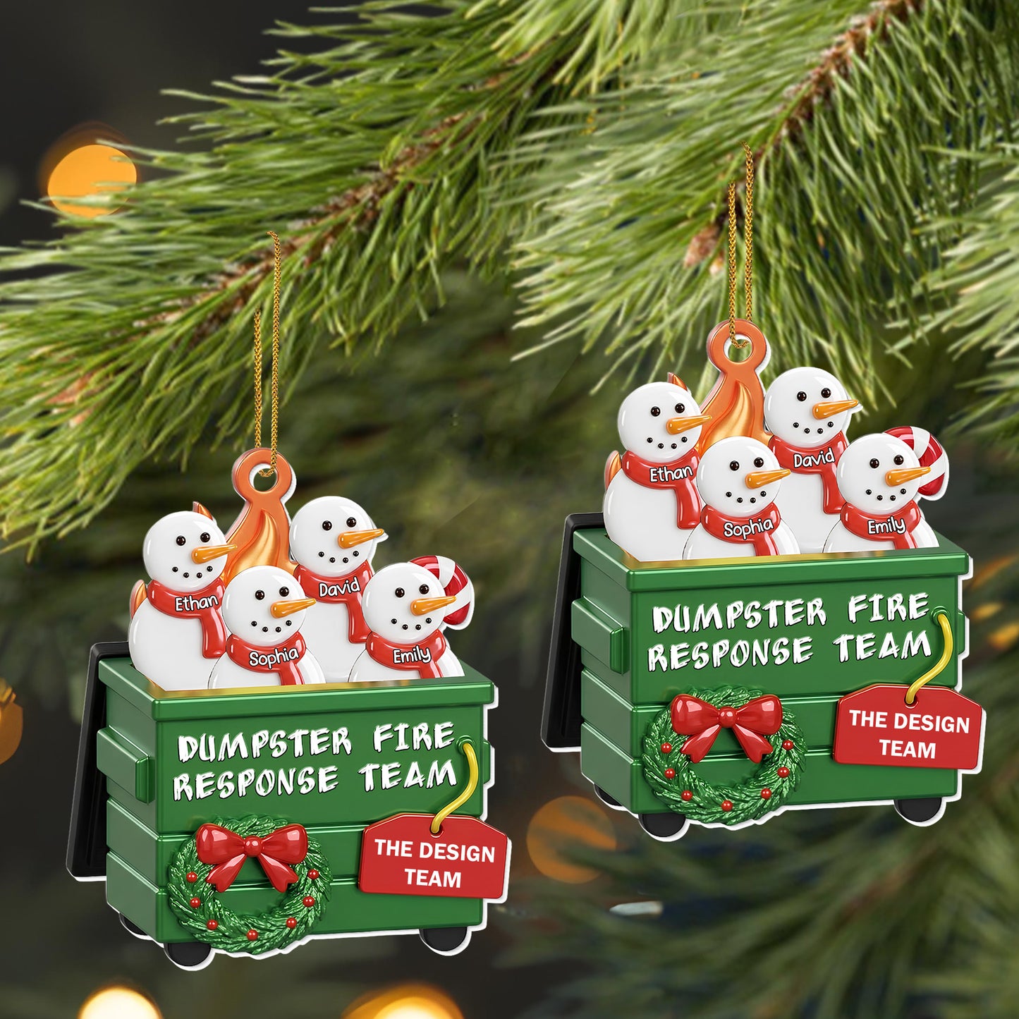 Dumpster Fire Team, Holiday Fun With Snowmen