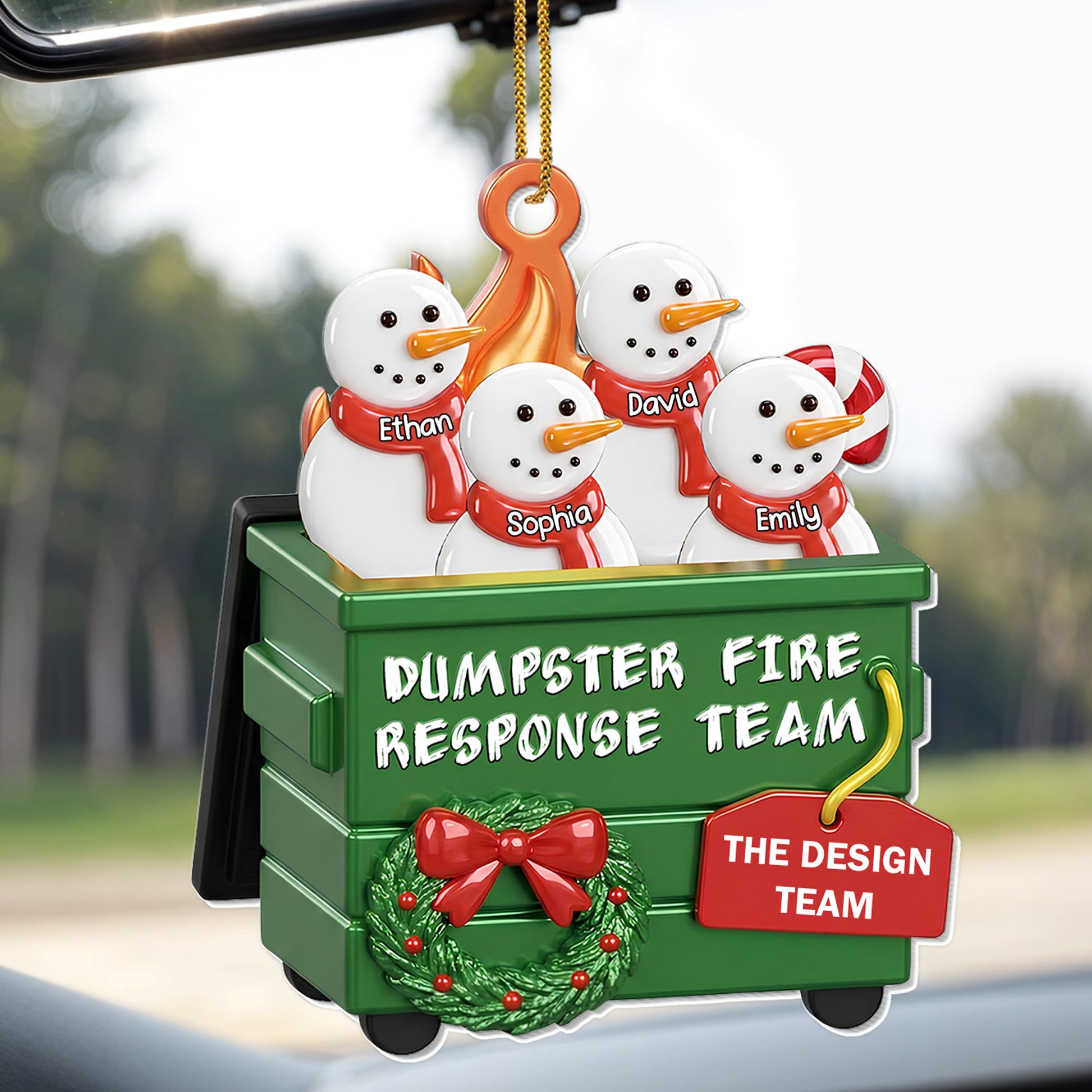 Dumpster Fire Team, Holiday Fun With Snowmen