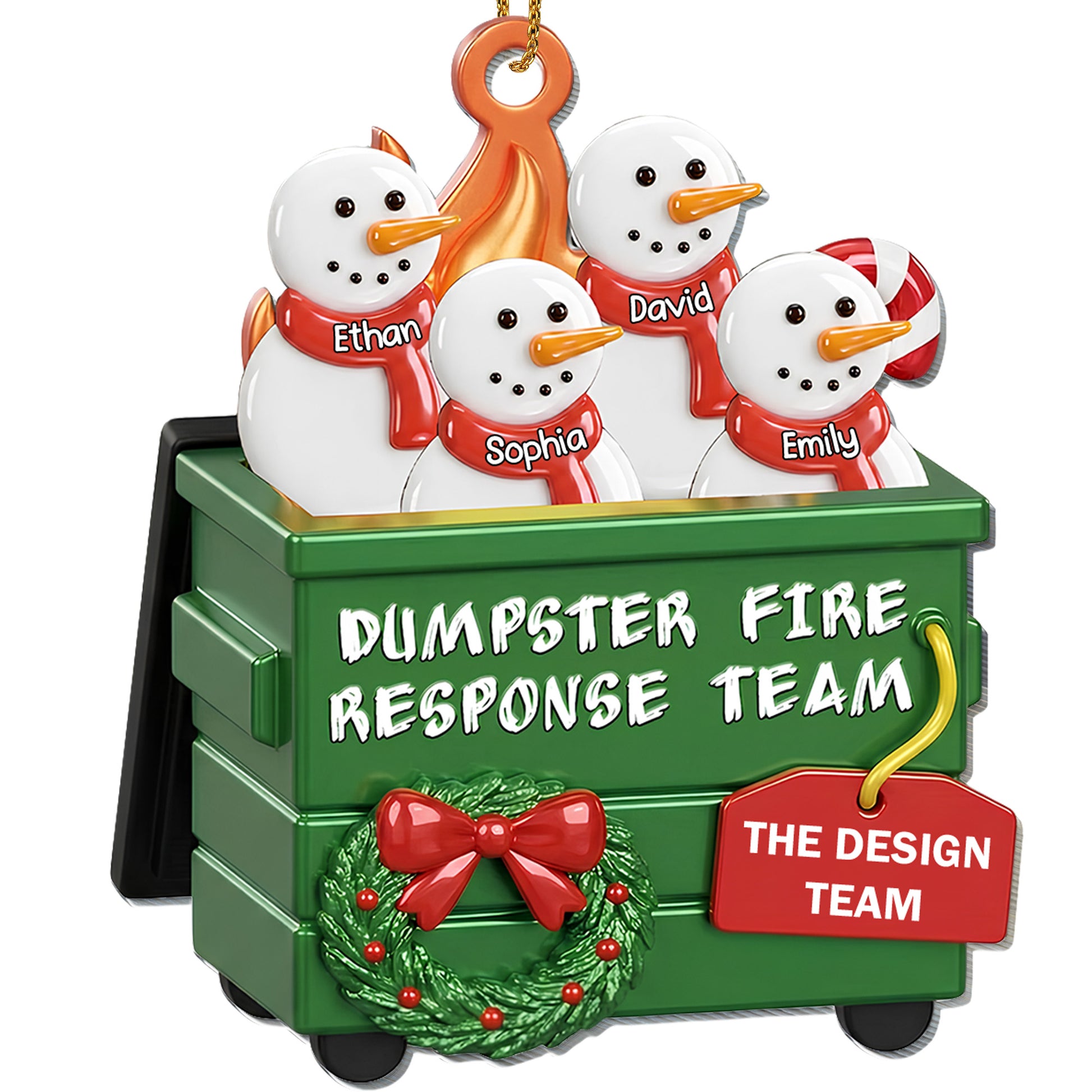 Dumpster Fire Team, Holiday Fun With Snowmen