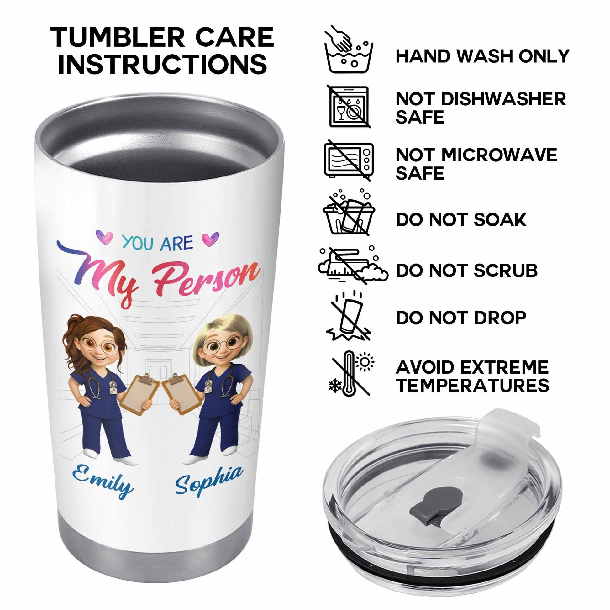 You Are My Person, Medical Professionals With Clipboard