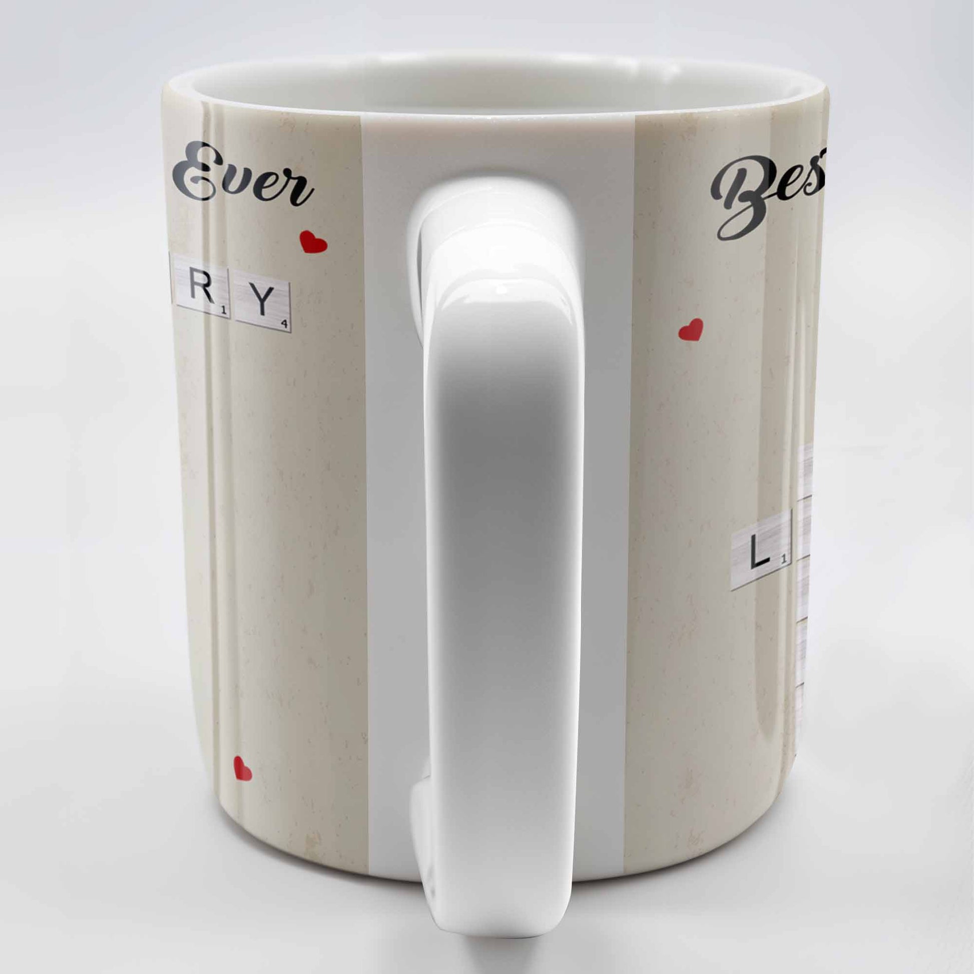 Best Team Ever Scrabble Tiles Heart Design