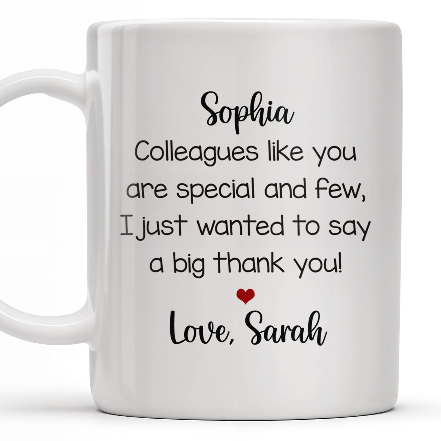 Thank You Colleague Special And Few With Heart