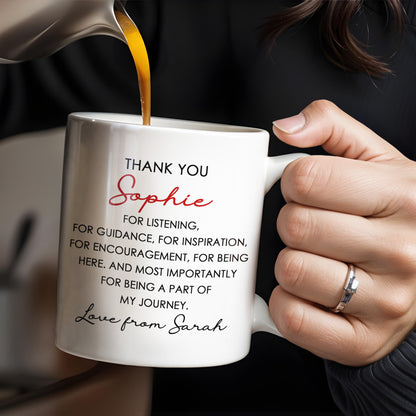 Thank You For Being A Part Of My Journey