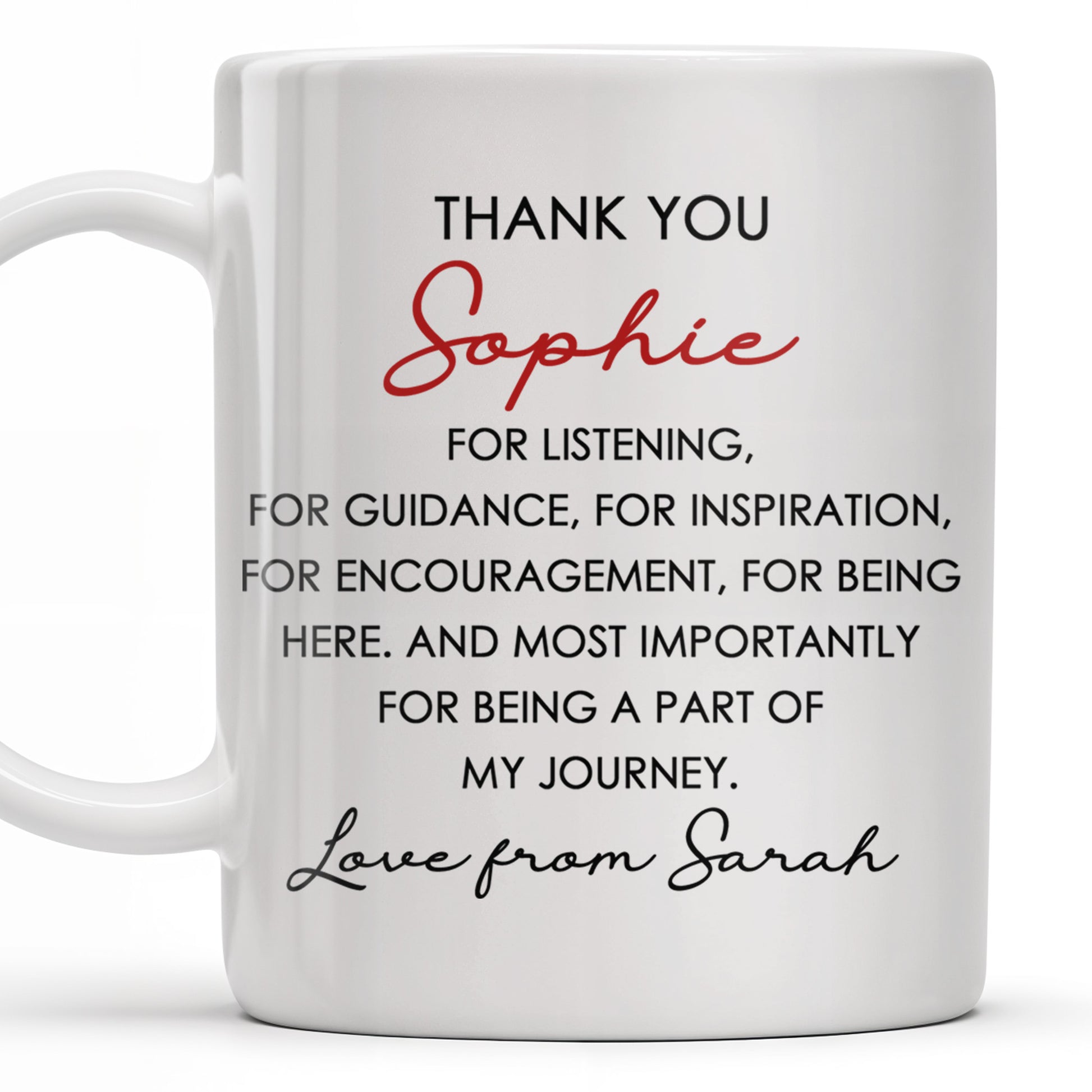 Thank You For Being A Part Of My Journey