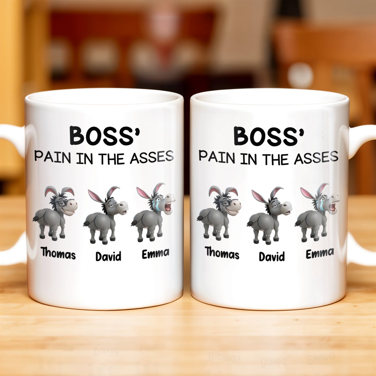 Boss' Pain In The Asses Featuring Playful Donkeys