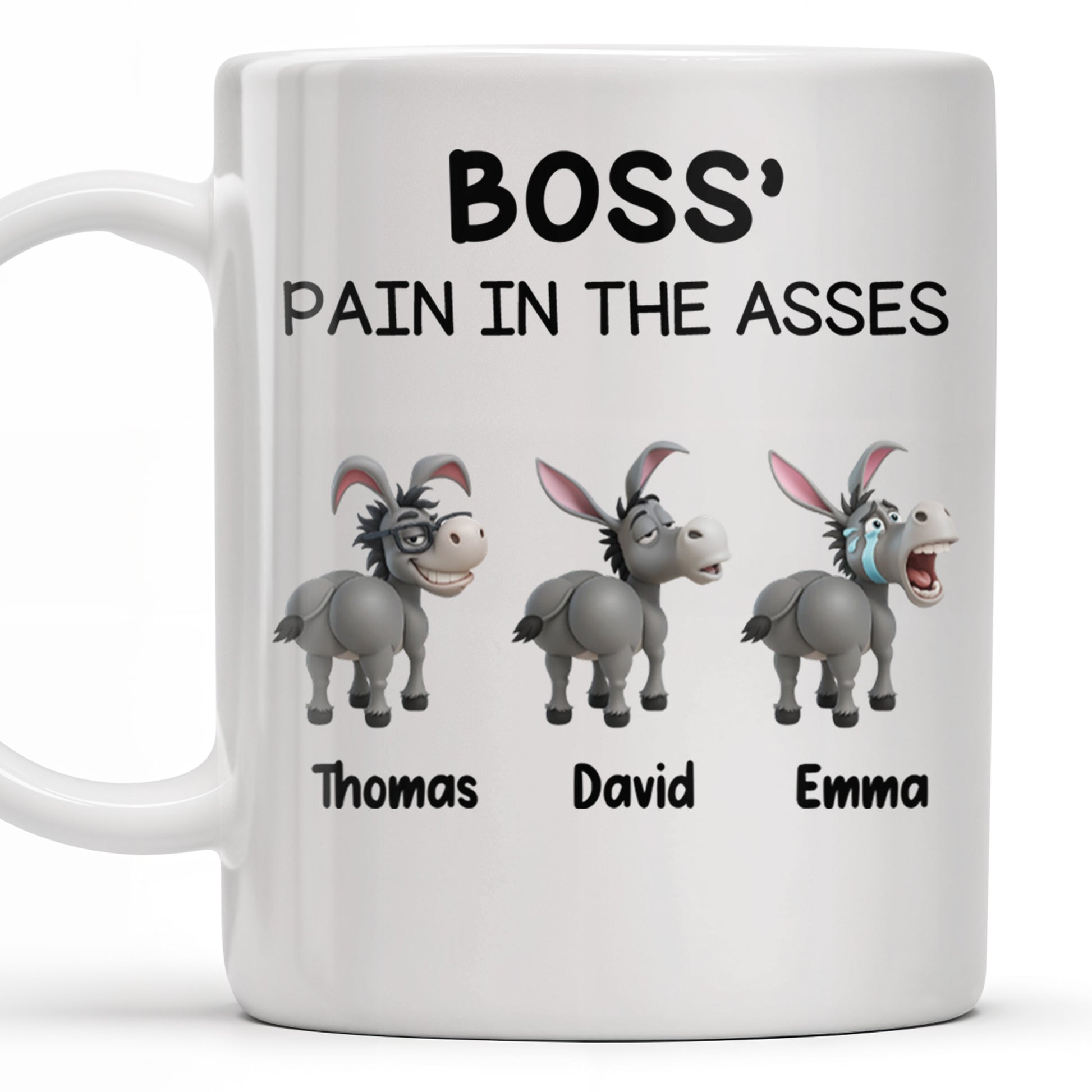 Boss' Pain In The Asses Featuring Playful Donkeys