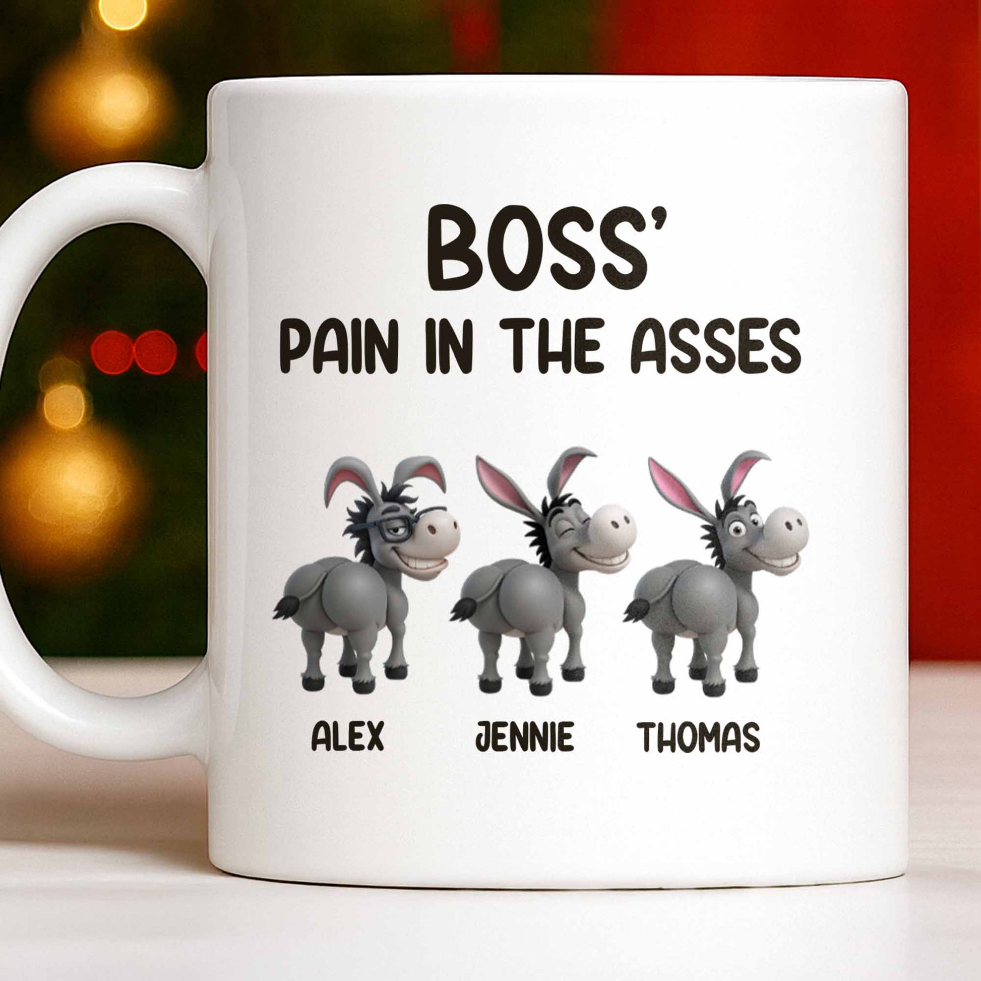 Boss’ Pain In The Asses, Fun Donkey Design