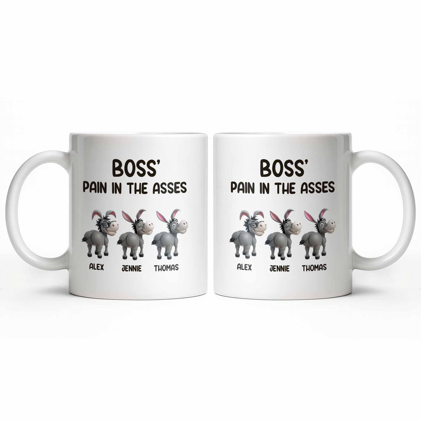 Boss’ Pain In The Asses, Fun Donkey Design