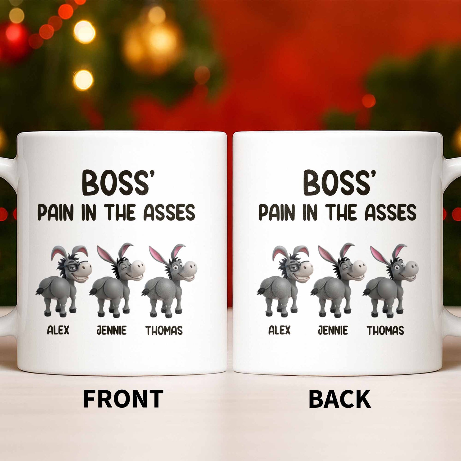 Boss’ Pain In The Asses, Fun Donkey Design