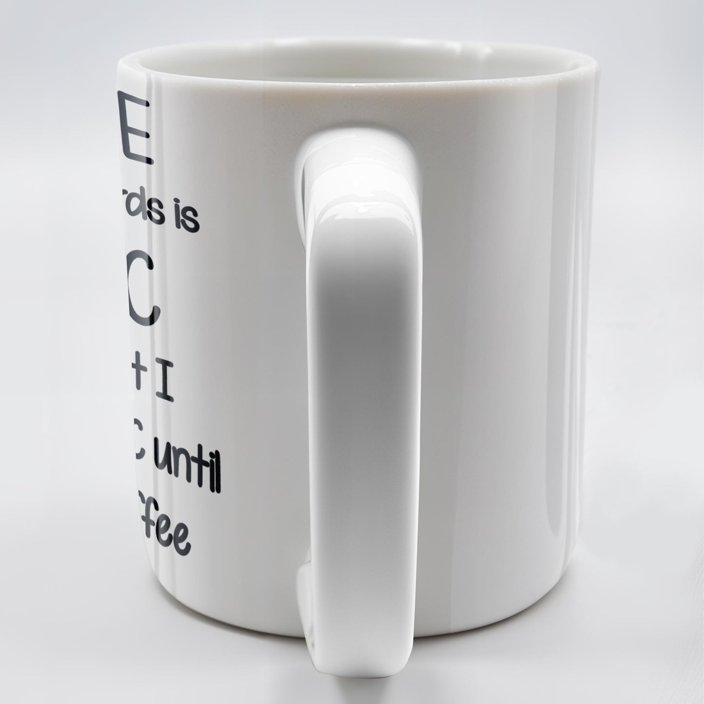 Coffee Spelled Backwards Is EEFFOC, Humorous Phrase With Rooster