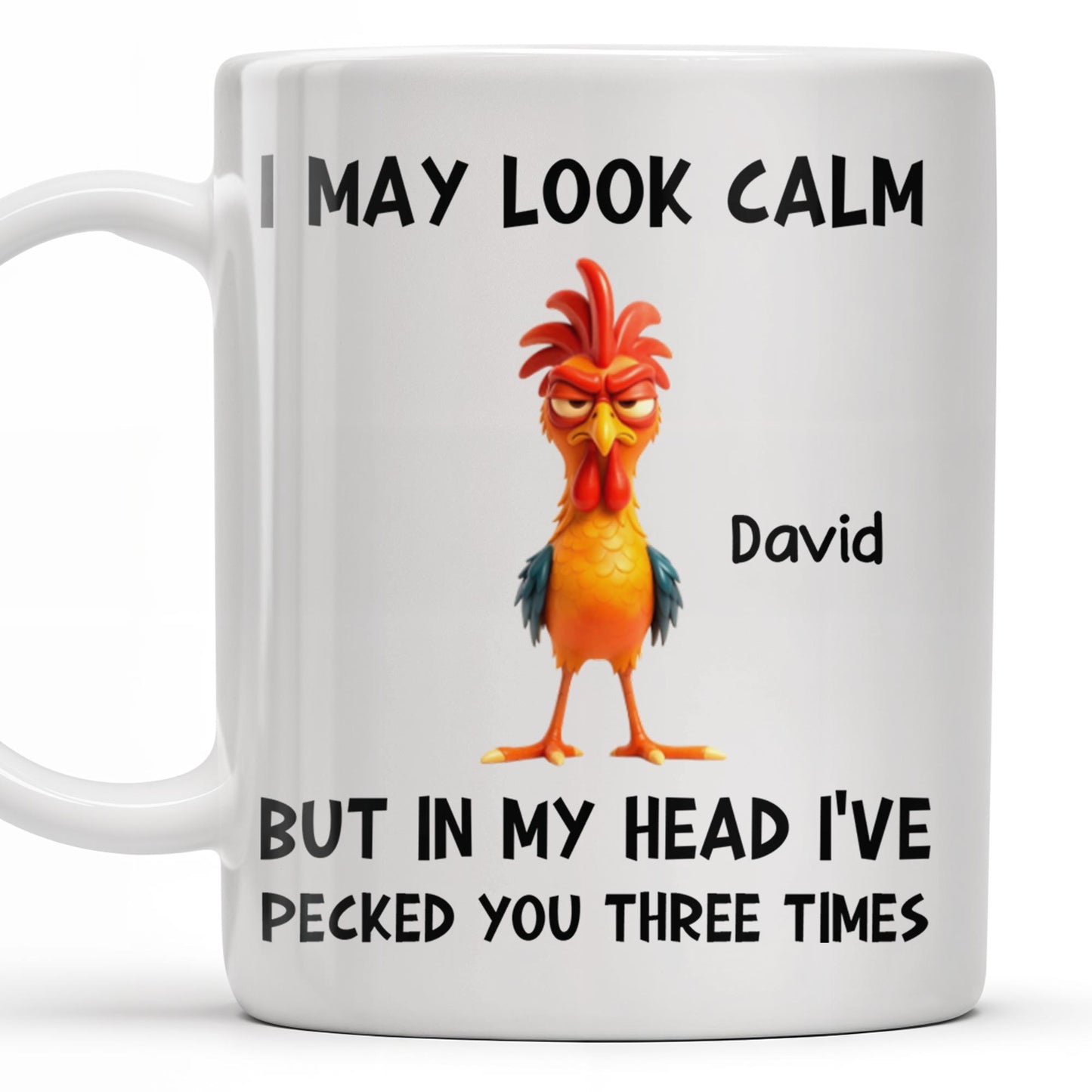I May Look Calm, Rooster Design