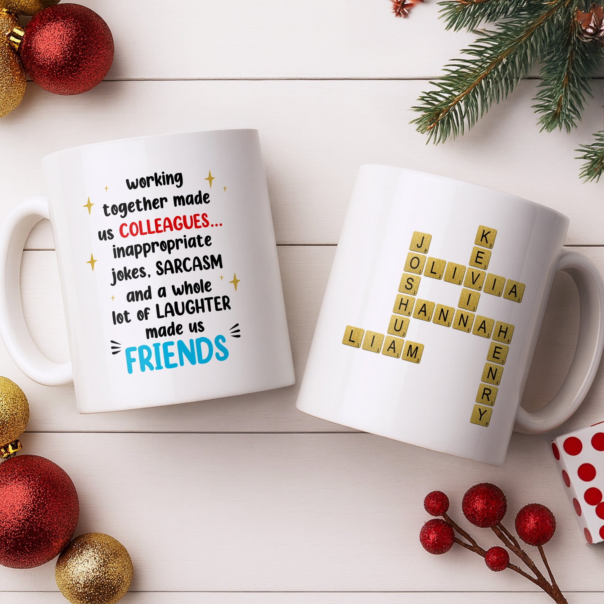 Working Together Made Us Friends Colleague Gift