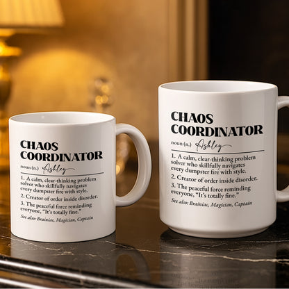 Chaos Coordinator, Definition Text Design