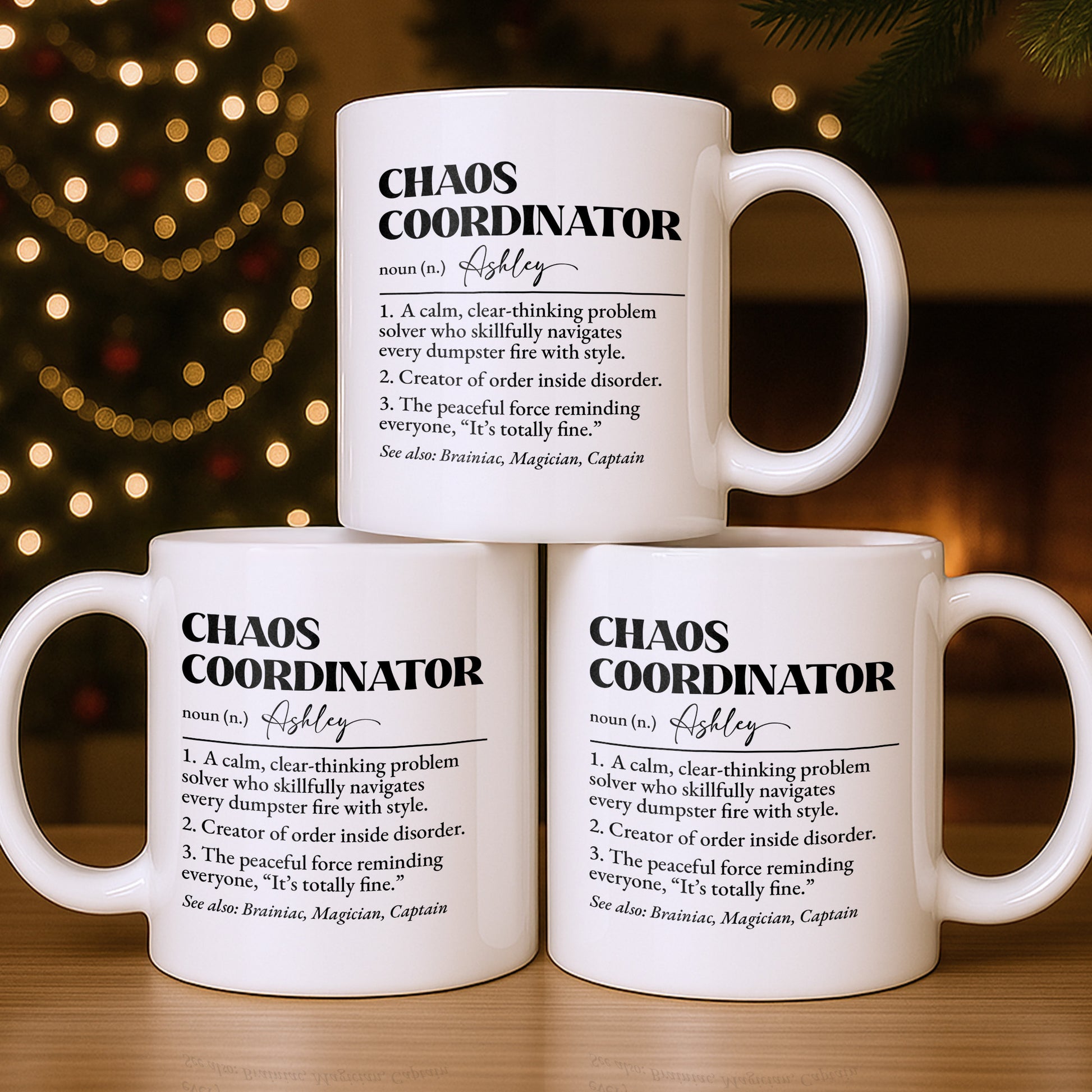 Chaos Coordinator, Definition Text Design