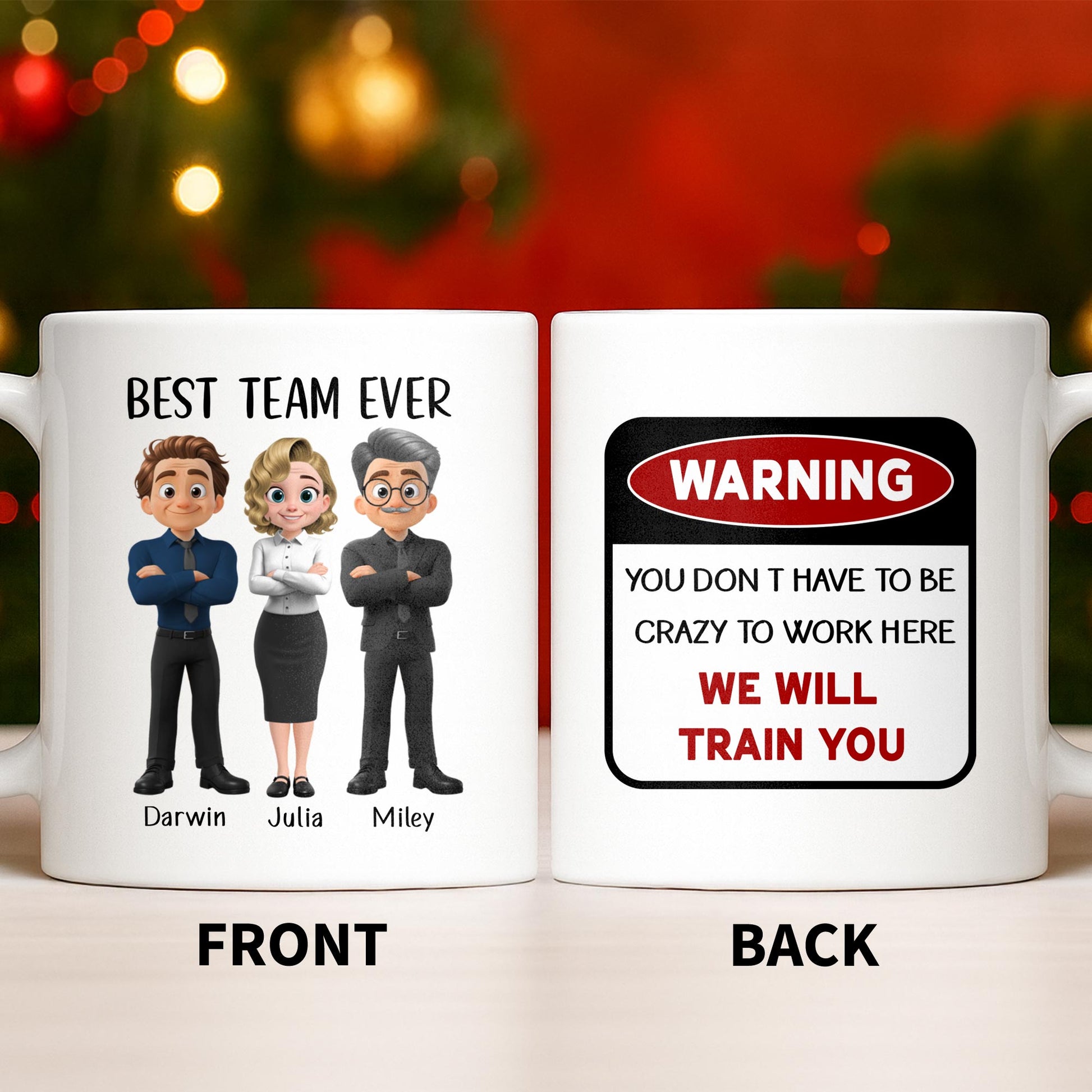 Best Team Ever Cartoon People Design