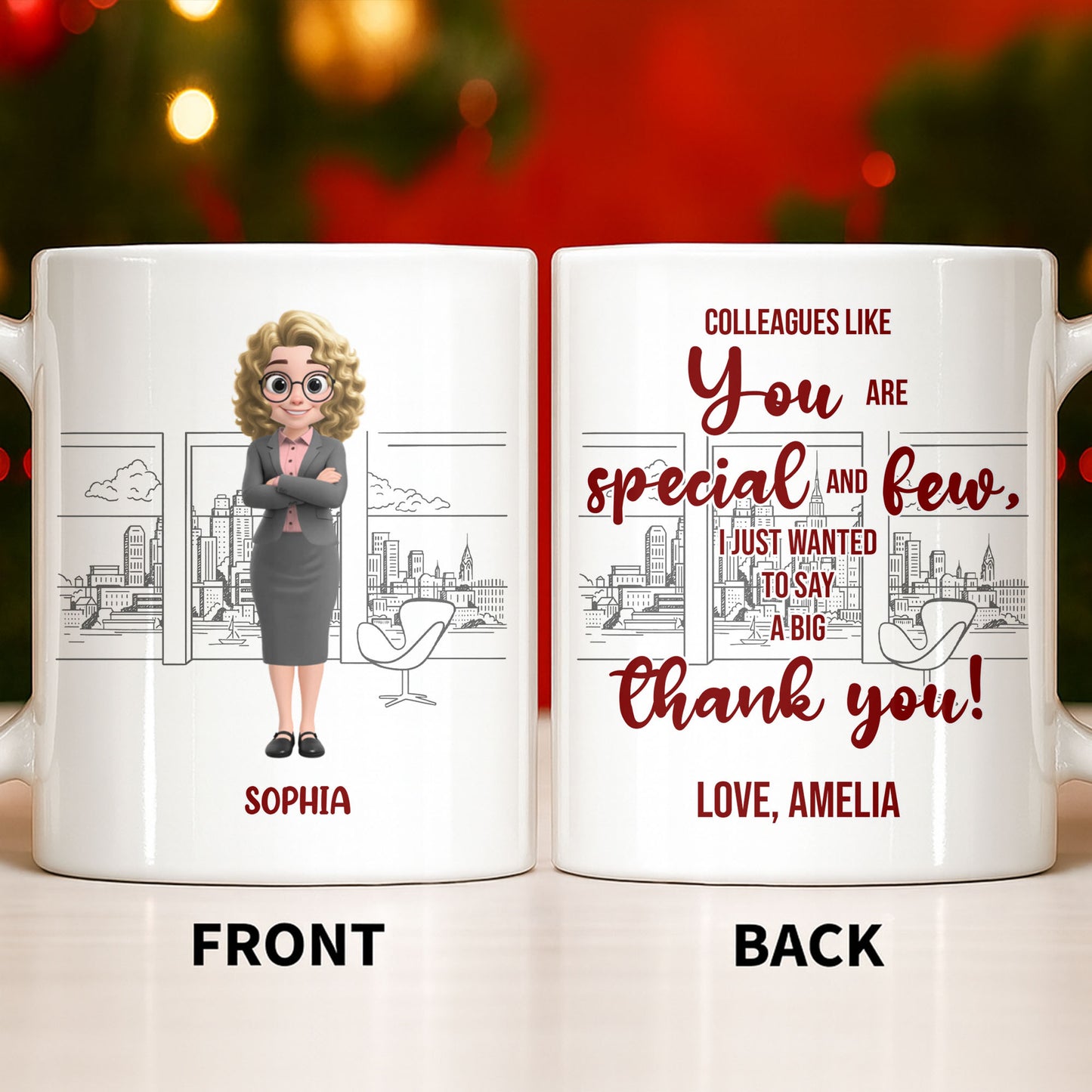 Customized Name With Professional Theme and City Skyline