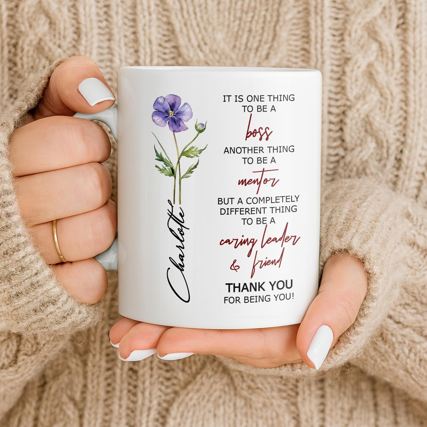 It Is One Thing To Be A Boss Flower