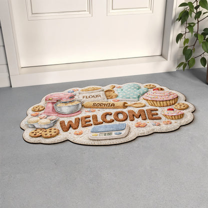 Welcome Home Baking Themed Doormat