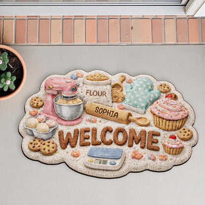 Welcome Home Baking Themed Doormat