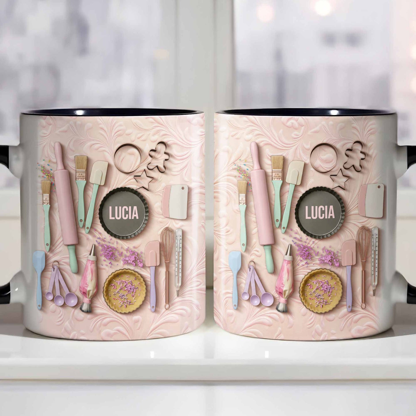 Personalized Mug With Art Supplies For Craft Lovers