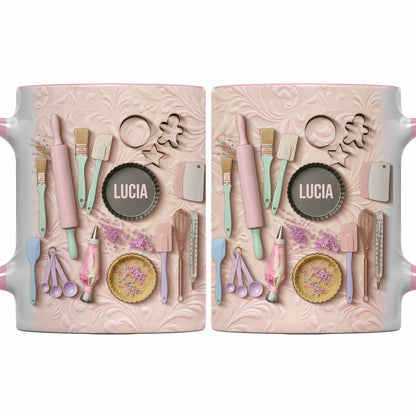 Personalized Mug With Art Supplies For Craft Lovers