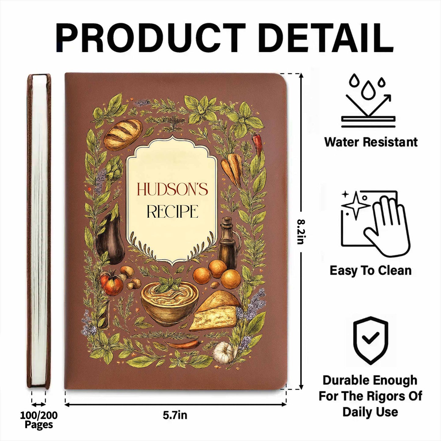 My Recipe With Vegetables And Herbs Illustration